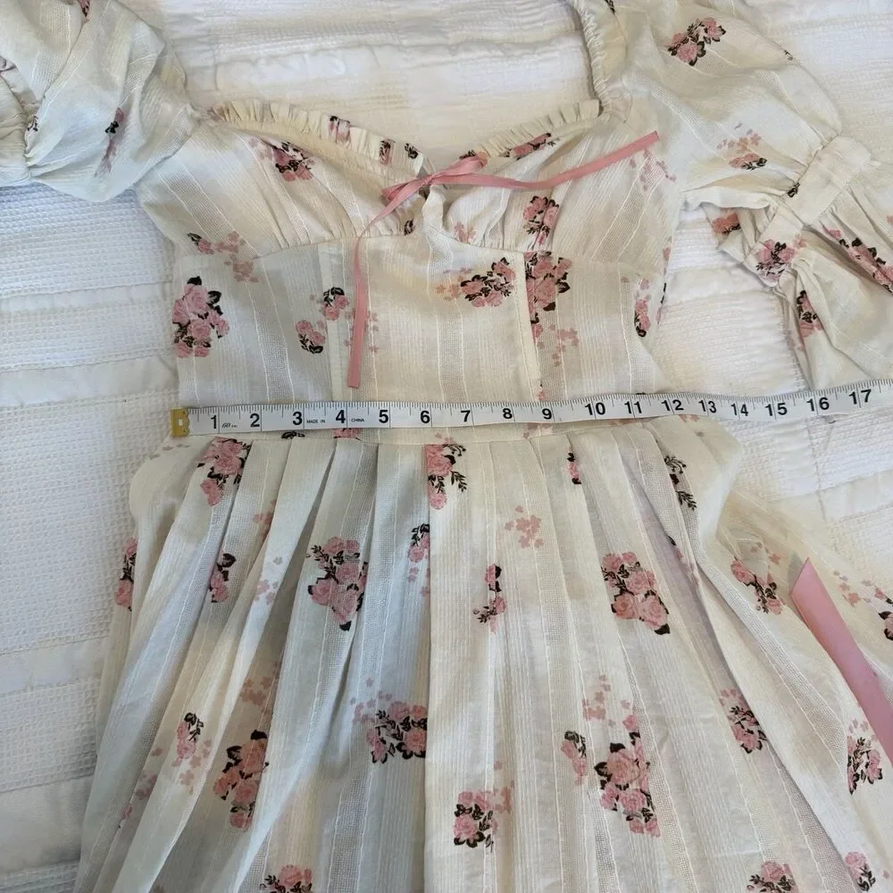 [ON HOLD NOT FOR SALE] Floral Off-Shoulder Dress - Picture 14 of 14